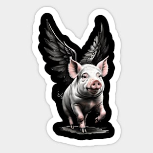 If Pigs could Fly Sticker